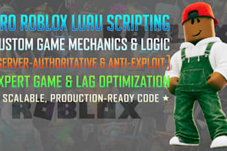 script roblox games, luau systems, datastore, ui and anti exploit roblox dev