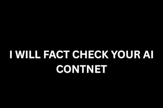 do fact checking and proofreading