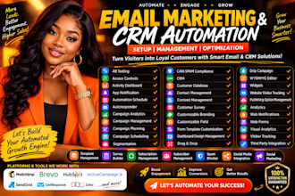 setup lead generation crm email automation campaigns forms analytics smtp survey