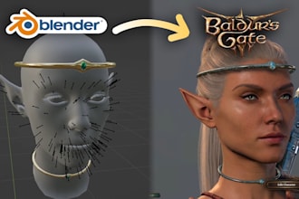 create custom baldur gate 3, ck3, weapon, game assets and armor mods