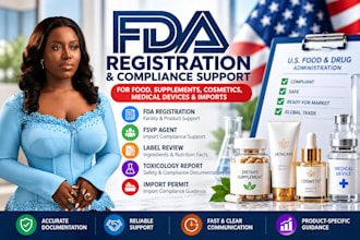 do fda registration, fda compliance, fda us agent fda product listing, fda label