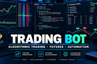build trading bot algorithmic trading atas ninjatrader ctrader futures python