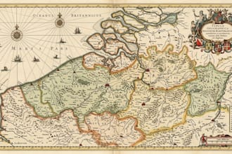 create custom historical maps, vintage maps, antique maps, and cartograph