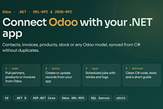 integrate odoo with your dotnet or asp net core app