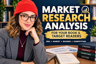 conduct market research analysis for your book and target readers