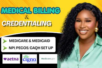 medical billing, medicaid medicare enrollment and provider credentialing, caqh