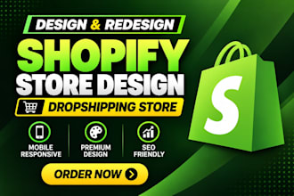 design a high converting shopify dropshipping store using autods cj or zendrop