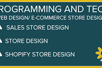 design and develop a professional online store