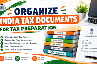 organize india tax documents for tax preparation