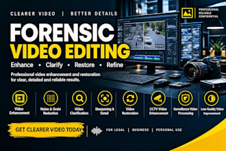 do forensic video, audio, cctv, and image enhancement editing services