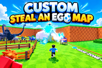 build a custom steal an egg style roblox map or simulator game