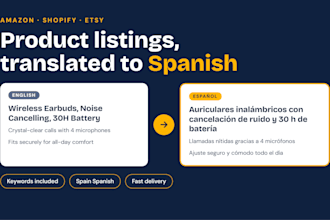 translate your product listings to spanish for amazon and shopify