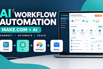 automate your business workflow with make com airtable and ai