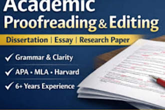 urgently proofread and edit in apa 6, apa 7 paper citation style and mla paper