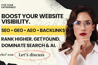 do of page and on page SEO GEO aeo and backlinks