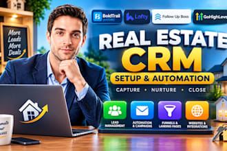 do boldtrail kvcore, gohighlevel automation, follow up boss, lofty, idx website