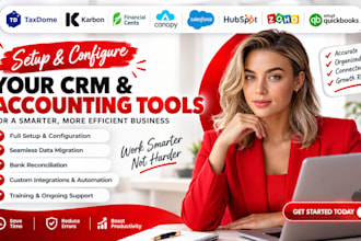 setup taxdome karbon financial cents canopy salesforce hubspot zoho quickbooks