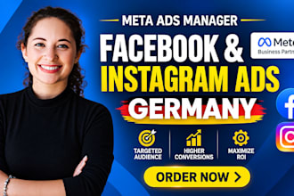 germany facebook ads campaign german meta ads instagram ads manager marketing