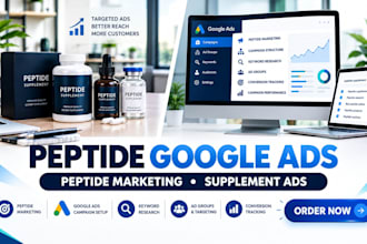 setup peptide marketing peptide google ads peptide supplement gooogle ads