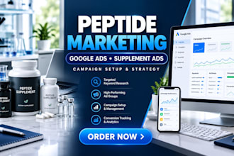 setup peptide marketing peptide google ads peptide supplement gooogle ads