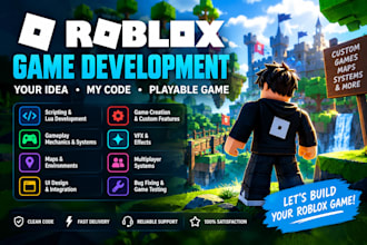 roblox game developer roblox scripting roblox scripter full game creation lua