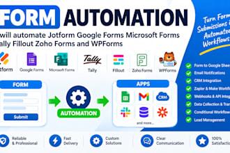 automate jotform google forms microsoft forms tally fillout zoho forms wpforms