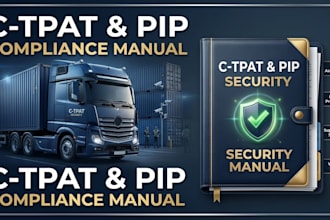 write ctpat supply chain security policy manual and pip compliance