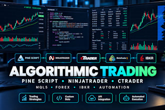 build algorithmic trading pine script ninjatrader ctrader mql5 forex bot