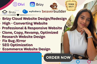 design and redesign brizy cloud brizy pro beaver builder bricks wpbakery bug fix