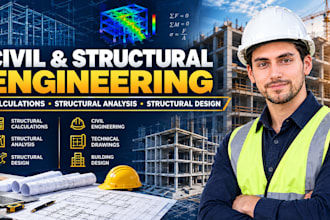 do civil and structural engineering, engineering calculations, structural design
