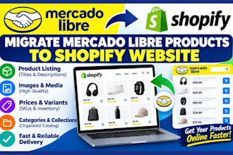 add products on mercado libre migrate mercado libre products to shopify website