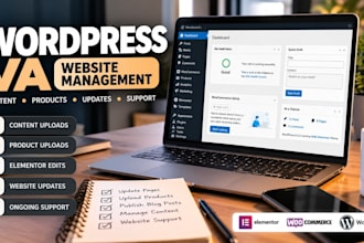 be your wordpress virtual assistant for ecommerce website management VA