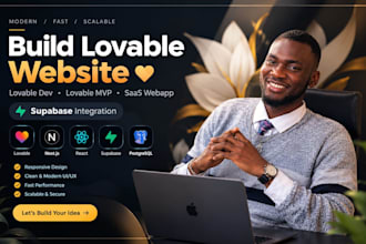 build lovable website lovable dev lovable mvp saas webapp supabase integration