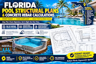 design florida fbc pool structural concrete rebar plans and hvhz details