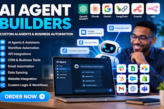build custom ai agents, autonomous assistants and business automation