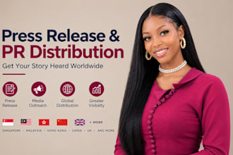 do press releases for singapore malaysia hong kong asia southeast uae media pr