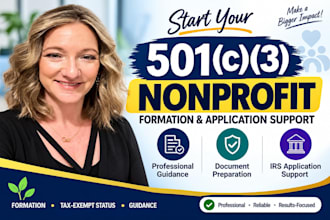 assist with your US nonprofit formation and 501c3 application