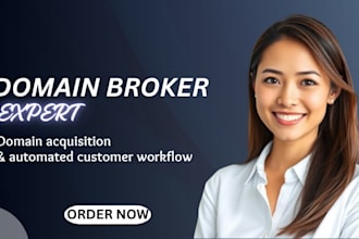 be your professional domain broker for buying and selling premium domains