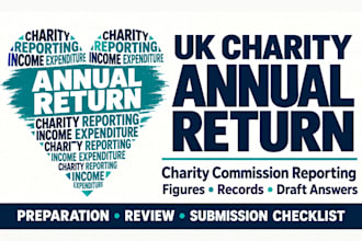 prepare your UK charity annual return for the charity commission