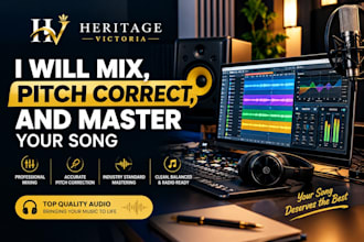 mix, pitch correct, and master your song