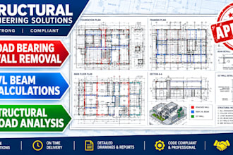 usa uk cal load bearing wall removal lvl beam structural calculation icf basemen