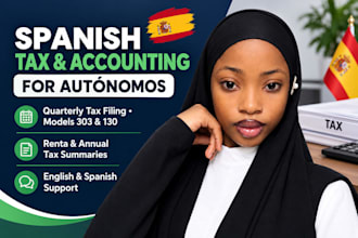 handle your annual tax return and yearly summary for autónomos in spain