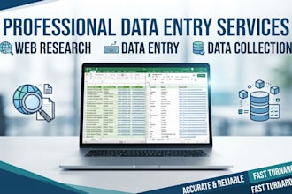 do data entry, web research, restaurant and company research