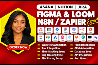 integrate asana notion jira giphy box everhour figma loom zoom hubstaff sentry