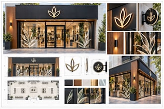 design professional shop front signs, storefront signage, retail signs, graphics