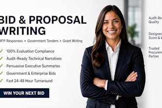 write proposal writing bid writing rfp response tender writing grant proposal