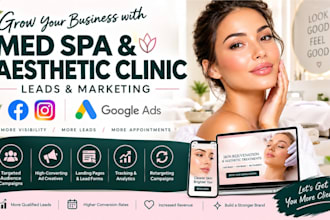 med spa leads marketing aesthetic leads botox leads facebook ads google ads