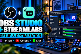setup and optimize obs studio and streamlabs for live streaming