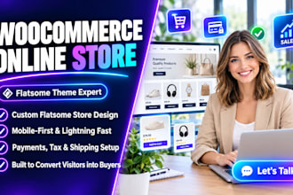 build a modern woocommerce online store using flatsome theme