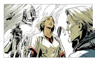 turn your story into engaging comic book illustrations